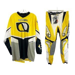 NEW MSR Yellow & Black Motorcross Jersey & Pants Matching Set - Mens Size XL 36